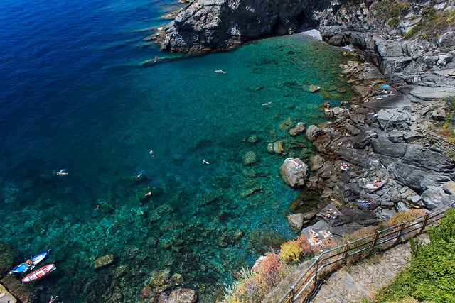 La spiaggia nascosta di Corniglia, Cinque Terre