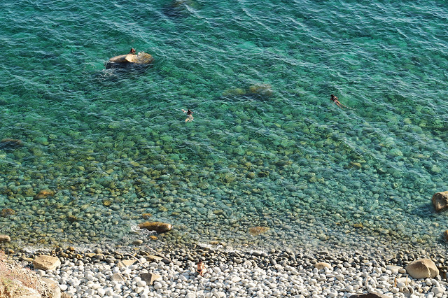 La stupenda spiaggia del Persico, sotto Campiglia